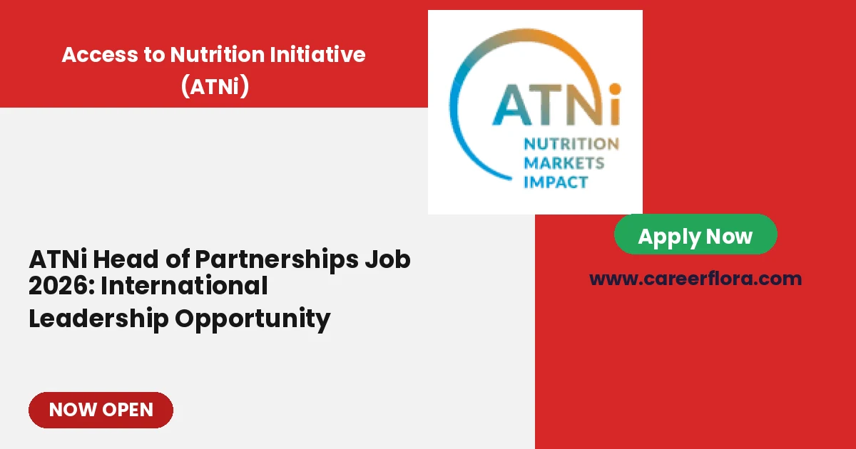 ATNi Head of Partnerships Job 2026