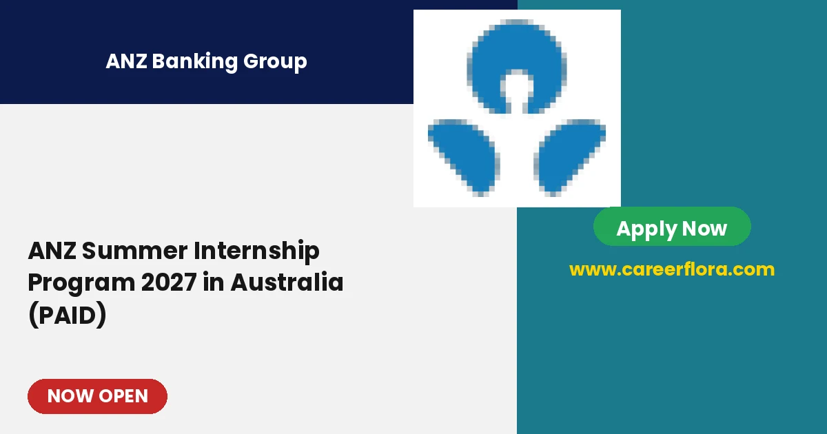 ANZ Summer Internship Program 2027