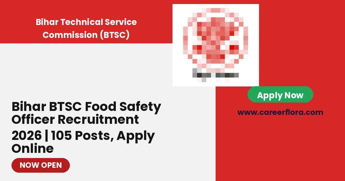 Bihar BTSC Food Safety Officer Recruitment 2026