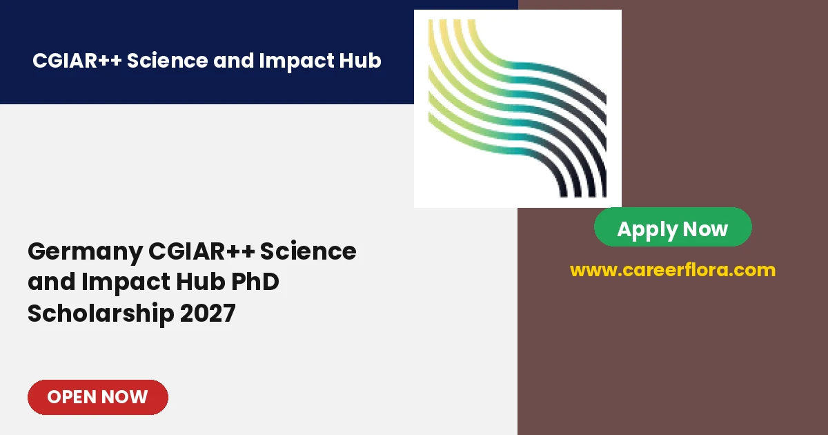 Germany CGIAR++ PhD Scholarship 2027