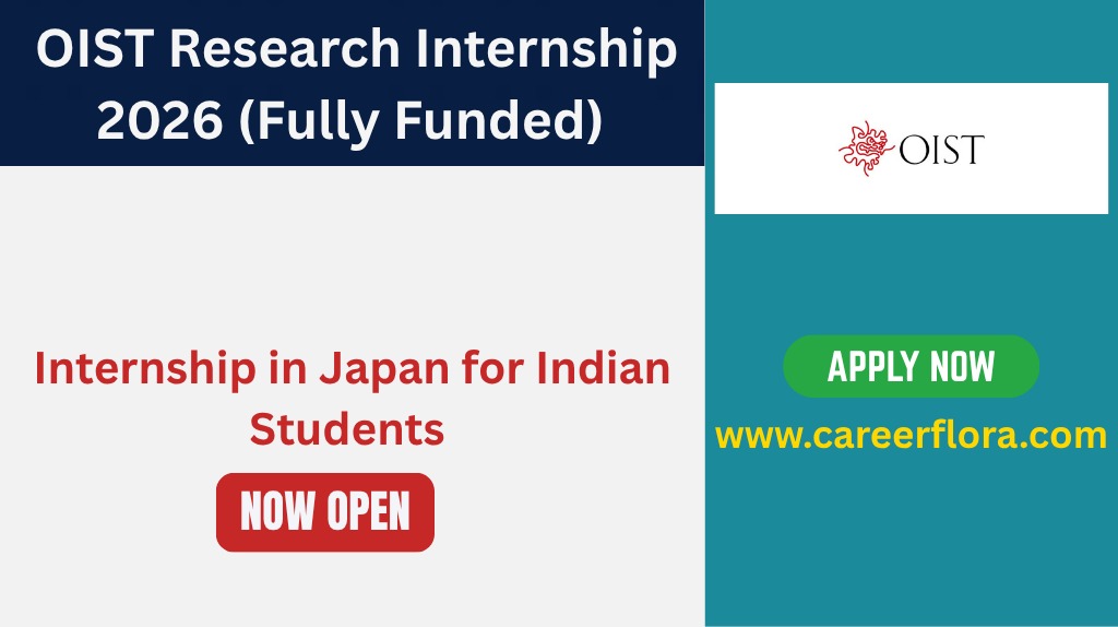 OIST Research Internship 2026 (Fully Funded) | Internship in Japan for Indian Students
