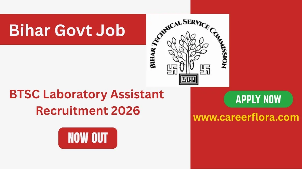 BTSC Laboratory Assistant Recruitment 2026