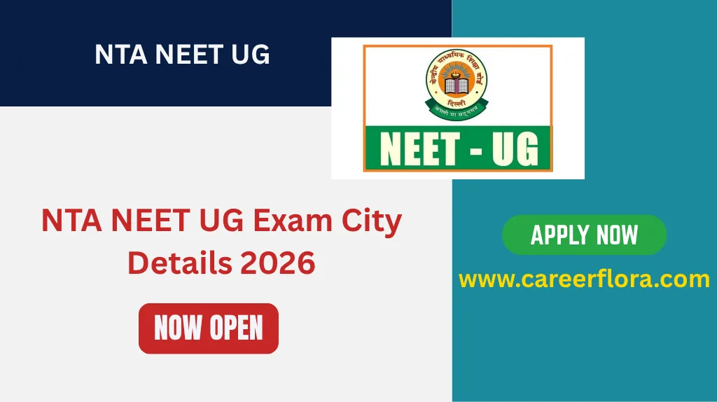 NTA NEET UG Exam City Details 2026