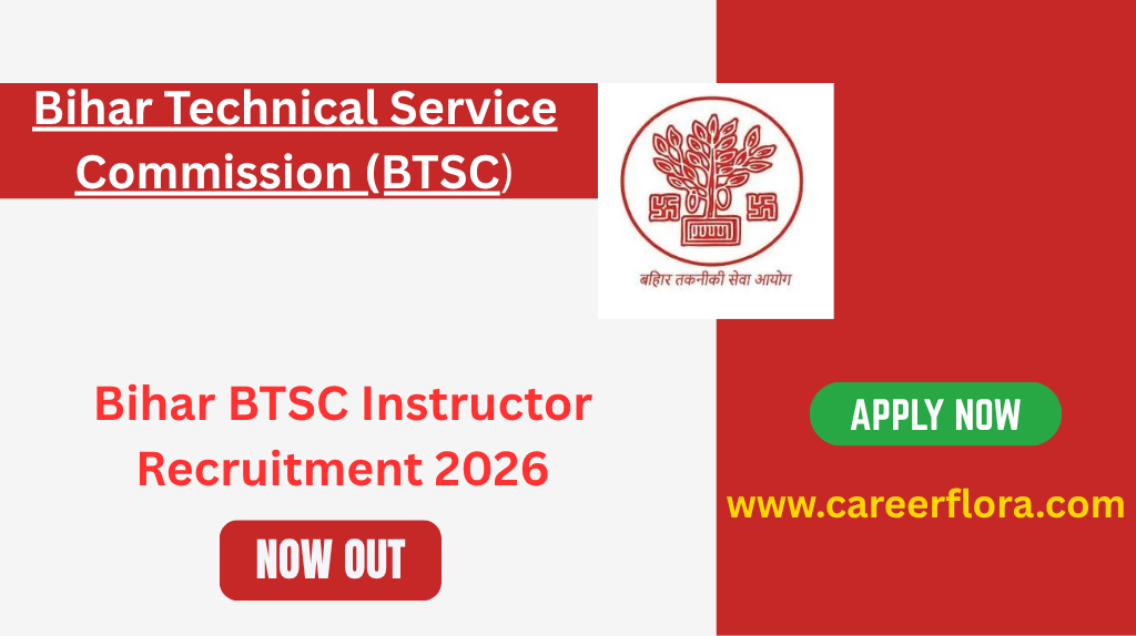 🔥 Bihar BTSC Instructor Recruitment 2026