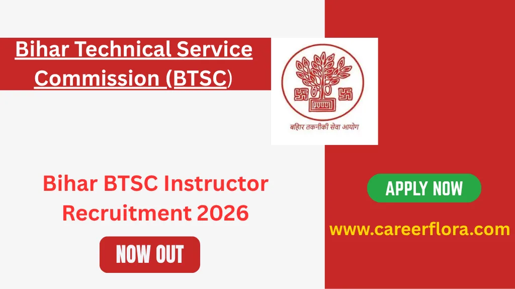 🔥 Bihar BTSC Instructor Recruitment 2026