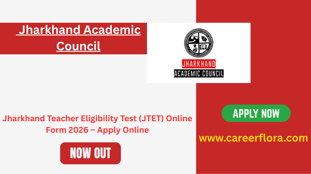 Jharkhand Teacher Eligibility Test (JTET) Online Form 2026