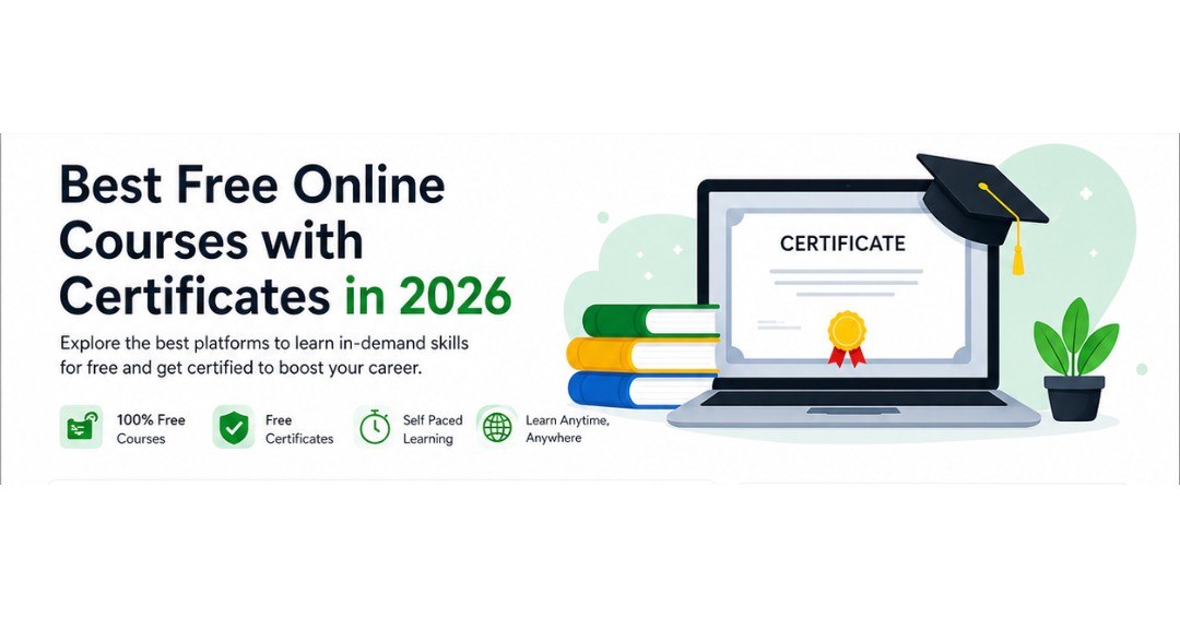 Best Free Online Courses with Certificates in 2026