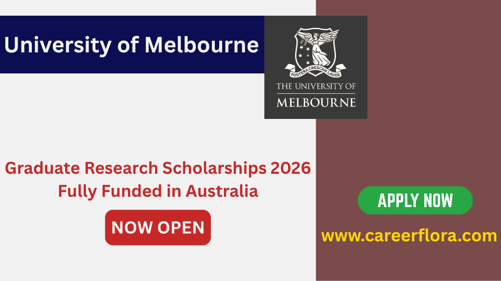 University of Melbourne Graduate Research Scholarships 2026 | Fully Funded in Australia