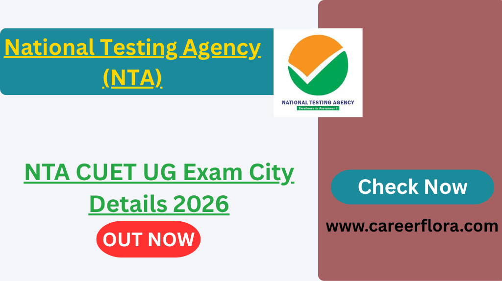 CUET UG Exam City Intimation Slip 2026 – Check City & Exam Date