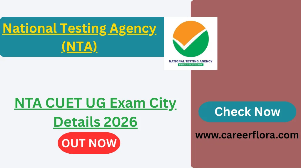CUET UG Exam City Intimation Slip 2026 – Check City & Exam Date
