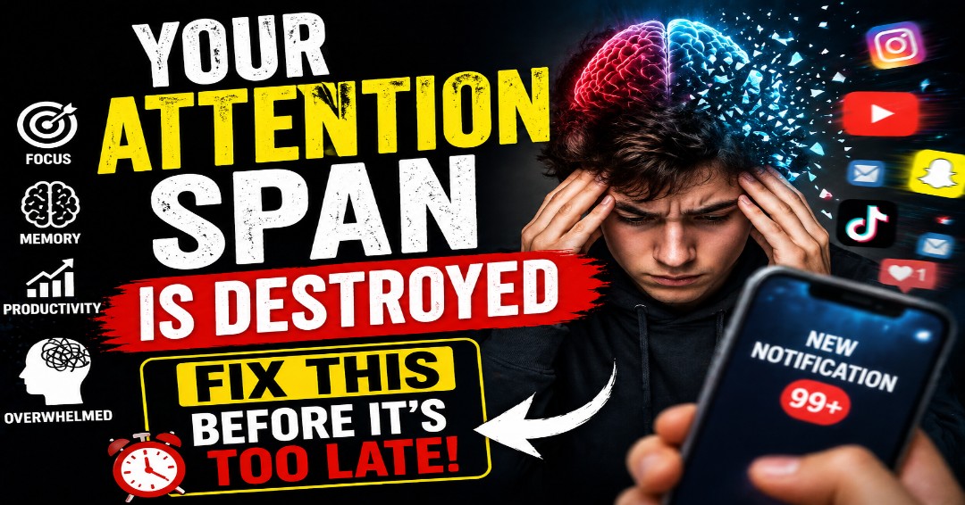 Your Attention Span is Destroyed (Fix This Before It’s Too Late)