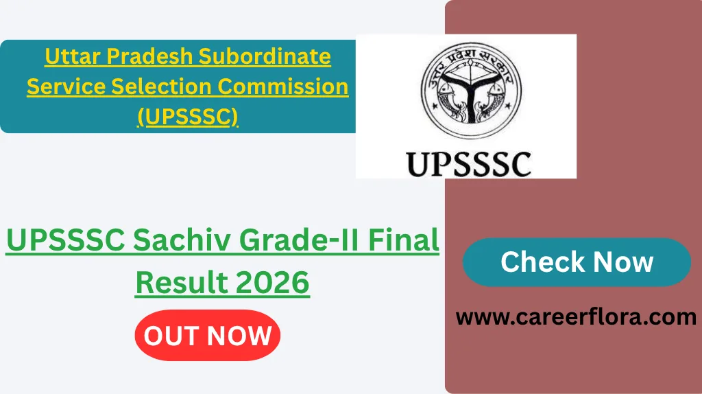 UPSSSC Sachiv Grade-II Final Result 2026 Out – Download Merit List PDF