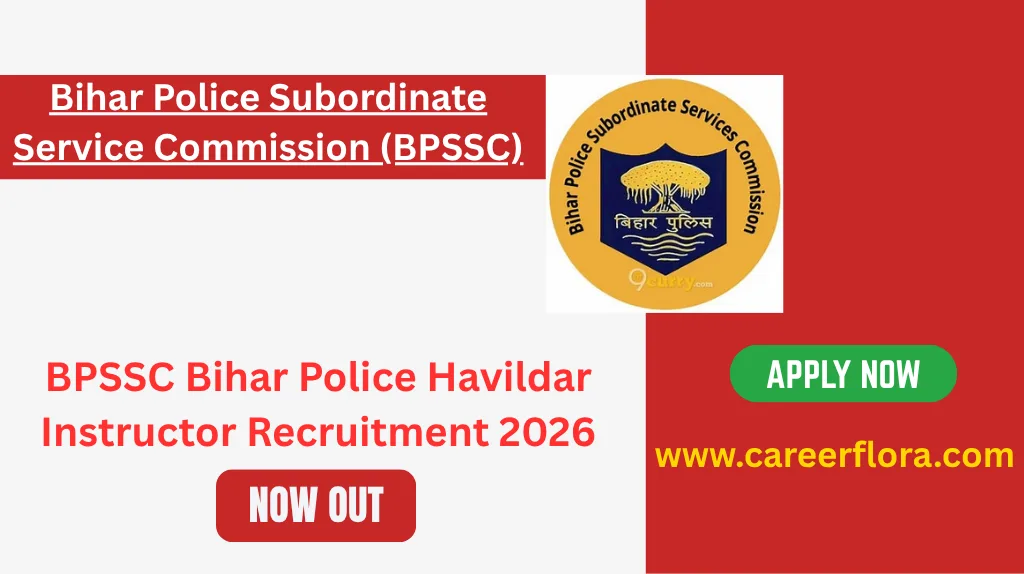 BPSSC Bihar Police Havildar Instructor Recruitment 2026 Apply Online for 122 Posts