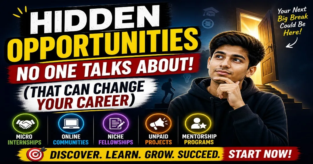 Hidden Opportunities No One Talks About (That Can Change Your Career)