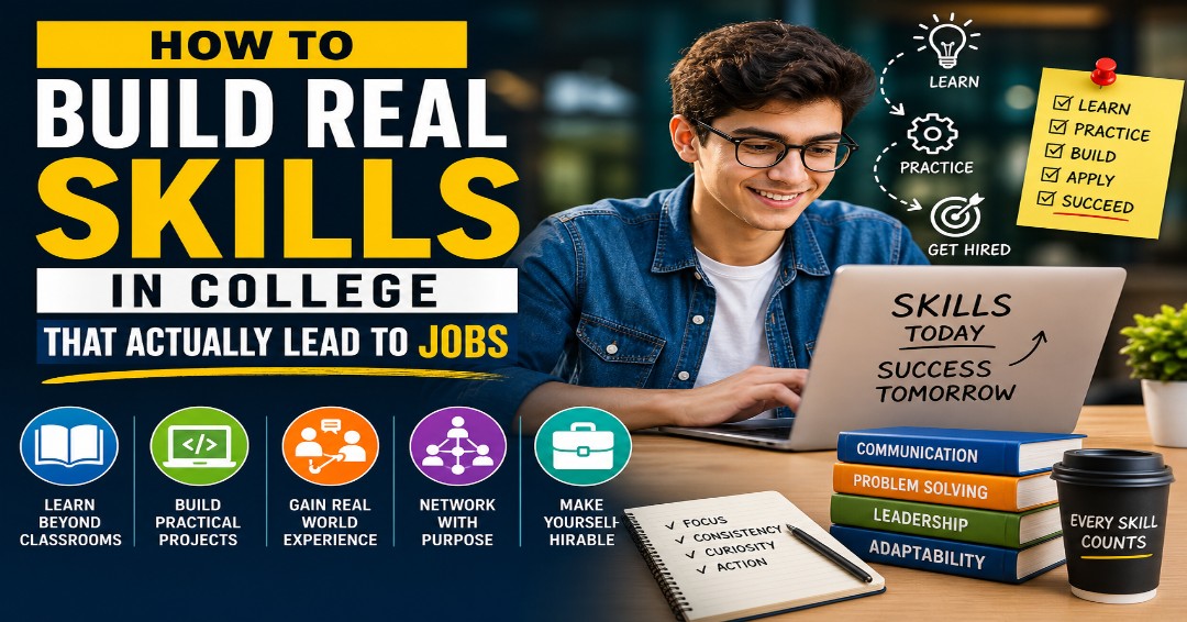 How to Build Real Skills in College That Actually Lead to Jobs
