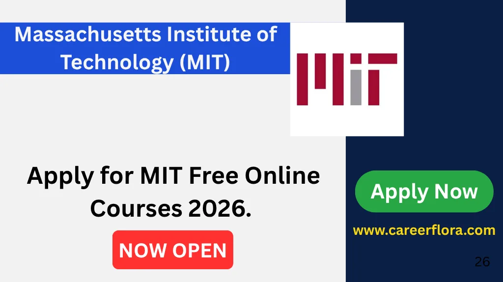 MIT Free Online Courses 2026 – Apply Online, Free Certificate, Course List
