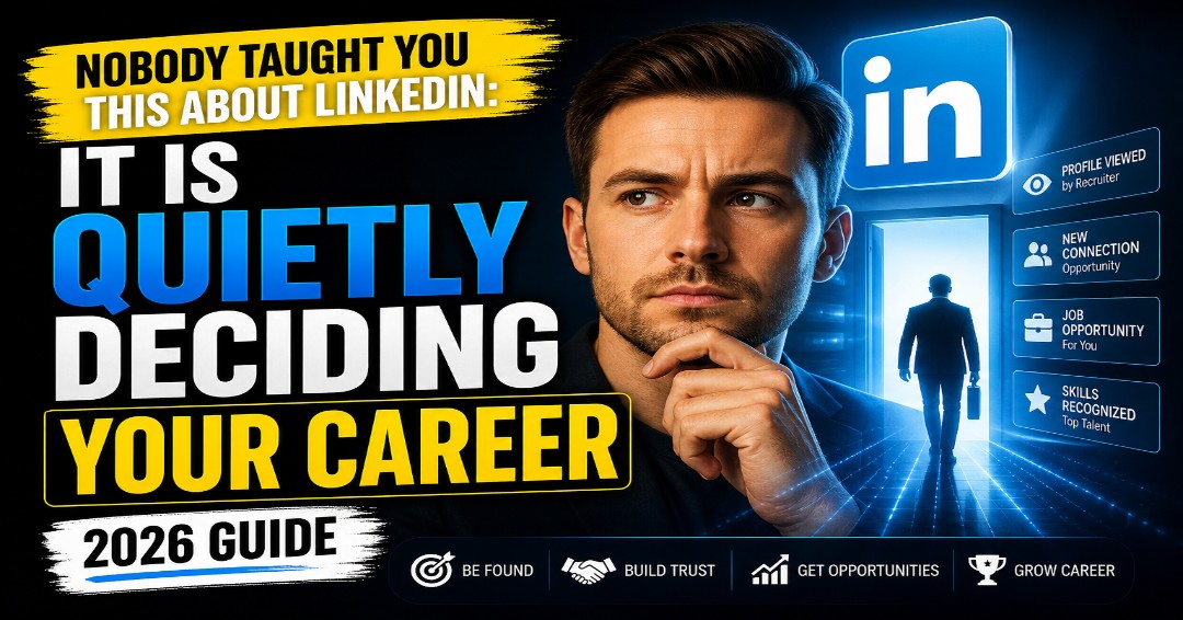 Nobody Taught You This About LinkedIn: It Is Quietly Deciding Your Career (2026 Guide)