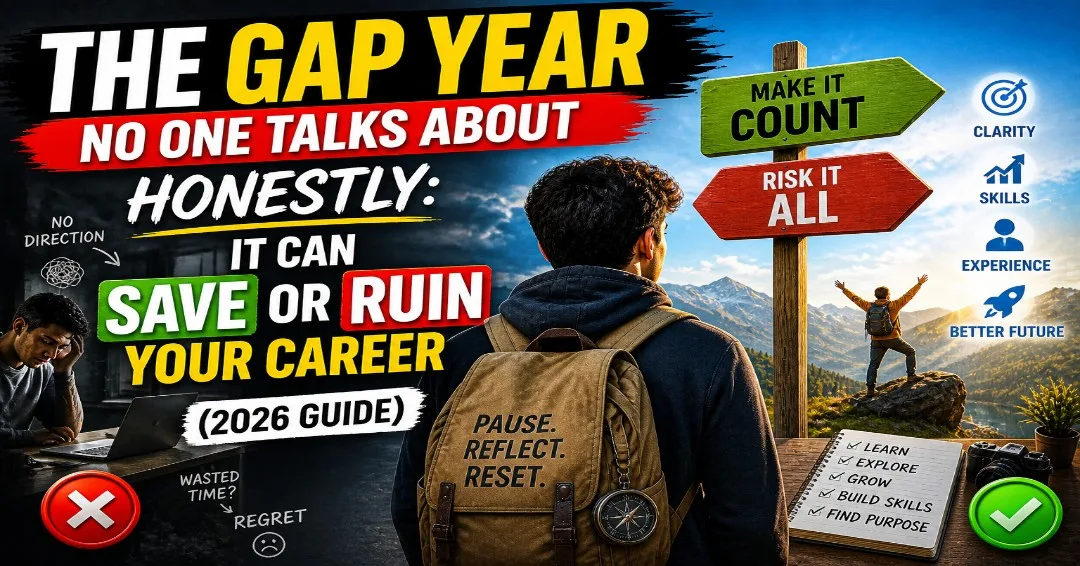 The Gap Year No One Talks About Honestly: It Can Save or Ruin Your Career (2026 Guide)