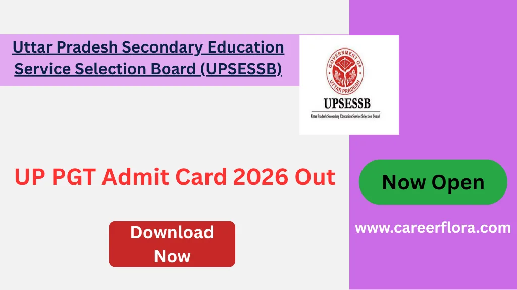 UP PGT Admit Card 2026 Out – Download Hall Ticket, Exam Date, Direct Link