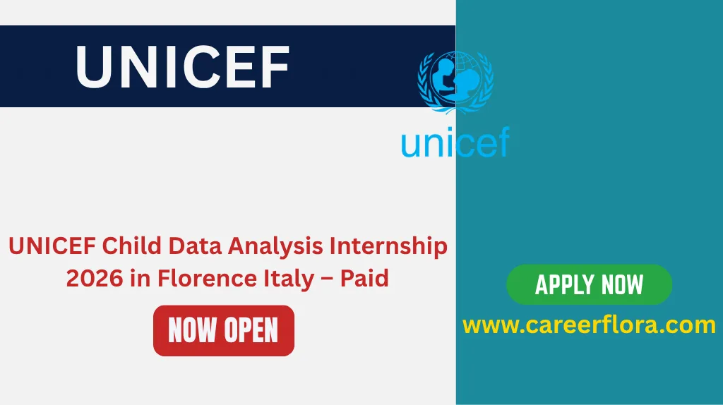 UNICEF Child Data Analysis Internship 2026 in Florence Italy – Paid