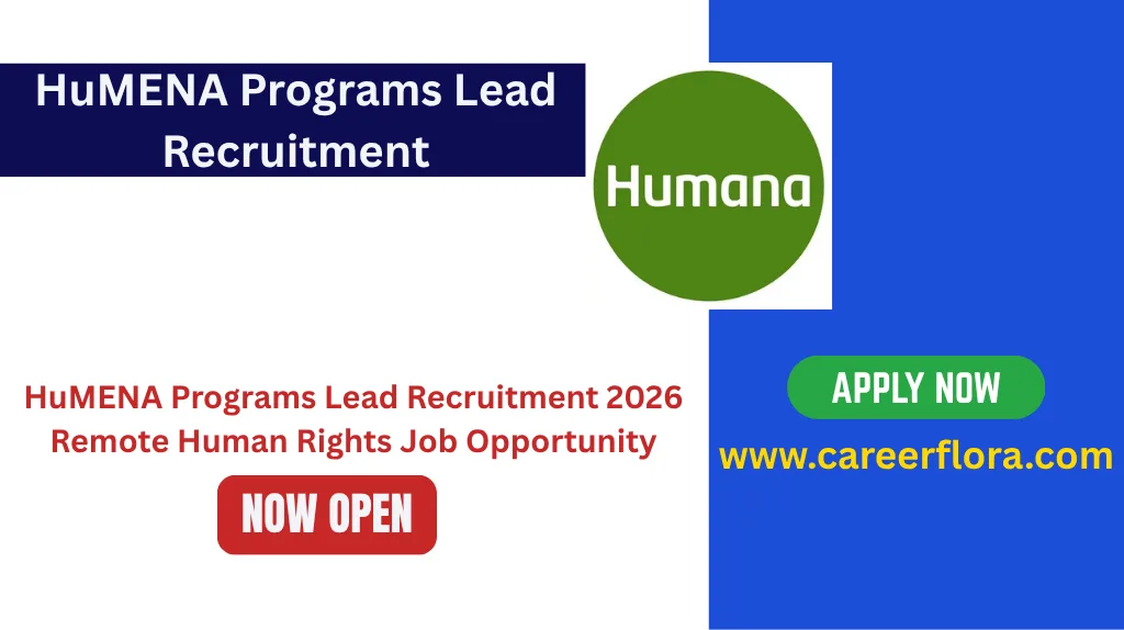HuMENA Programs Lead Recruitment 2026 Remote Human Rights Job Opportunity