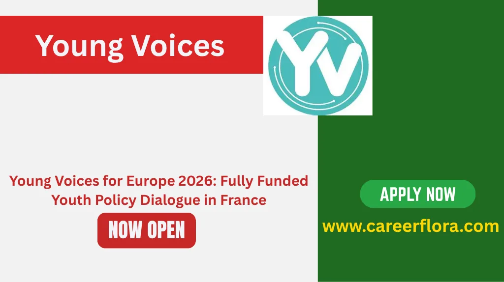 Young Voices for Europe 2026: Fully Funded Youth Policy Dialogue in France
