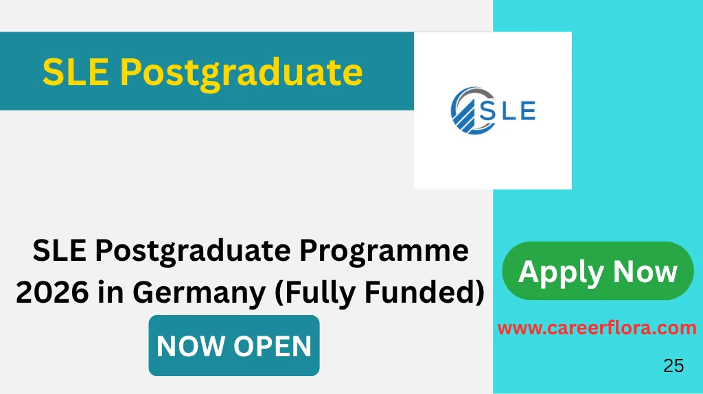 SLE Postgraduate Programme 2026 in Germany (Fully Funded) — Apply Online
