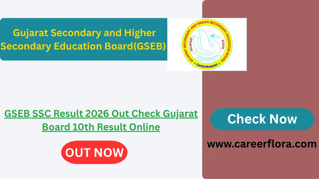GSEB SSC Result 2026 Out Check Gujarat Board 10th Result Online