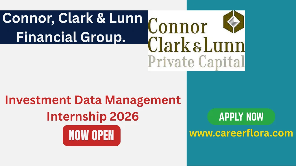 Investment Data Management Internship 2026 at Connor, Clark & Lunn Financial Group | Gurgaon Opportunity