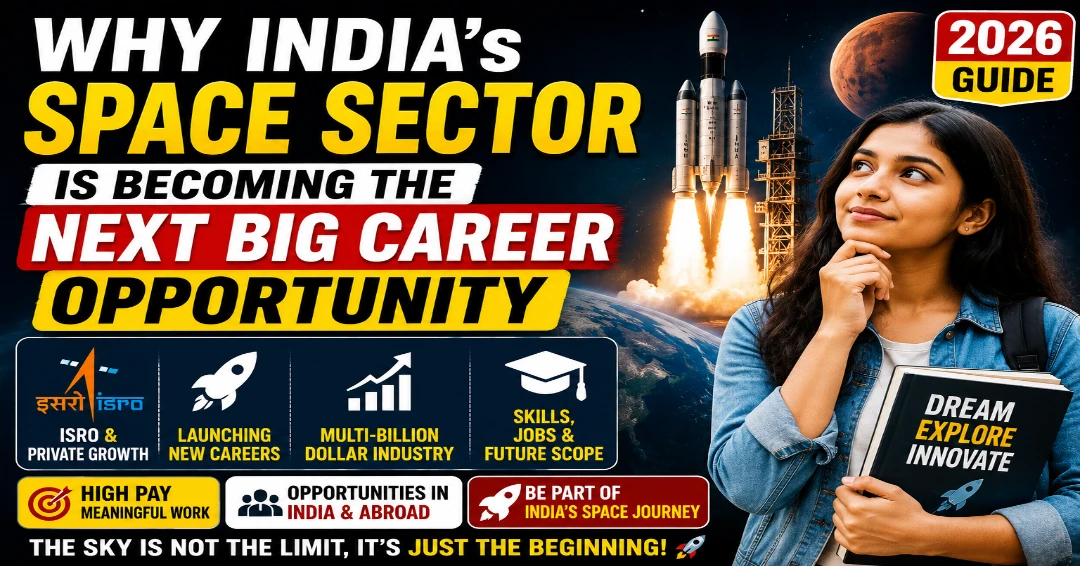 Why India’s Space Sector Is Becoming the Next Big Career Opportunity (2026 Guide)