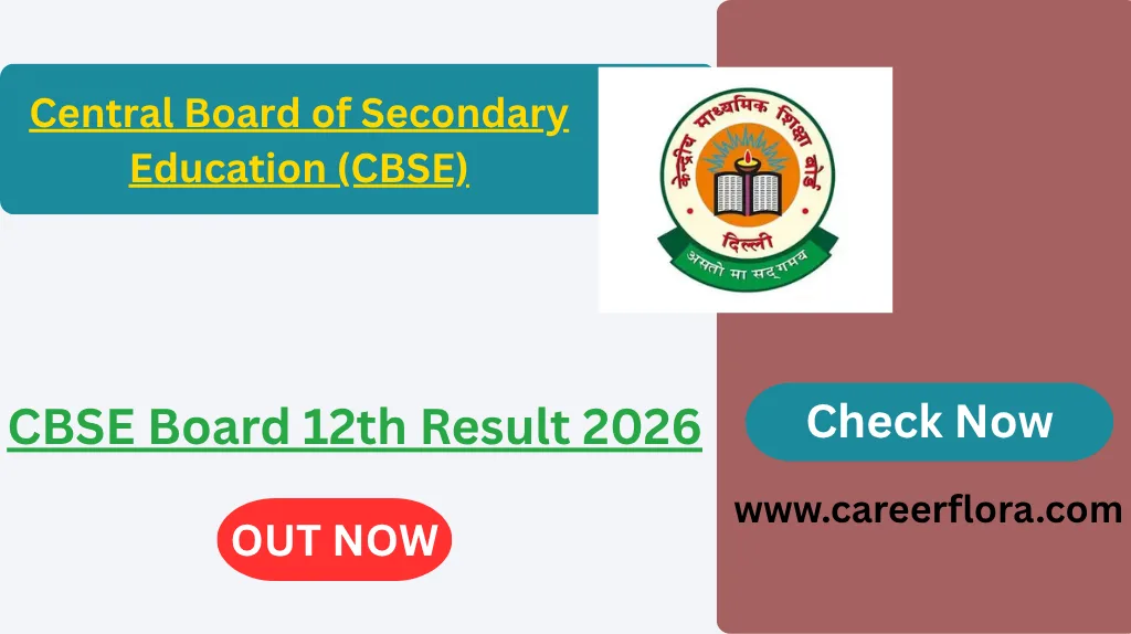 CBSE Board 12th Result NOW OUT 2026