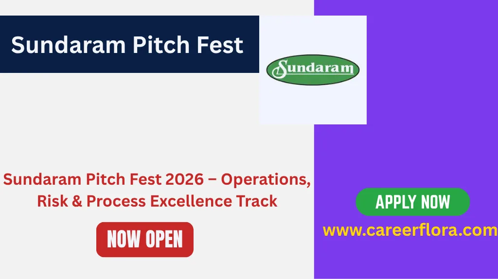 Sundaram Pitch Fest 2026 – Operations, Risk & Process Excellence Track
