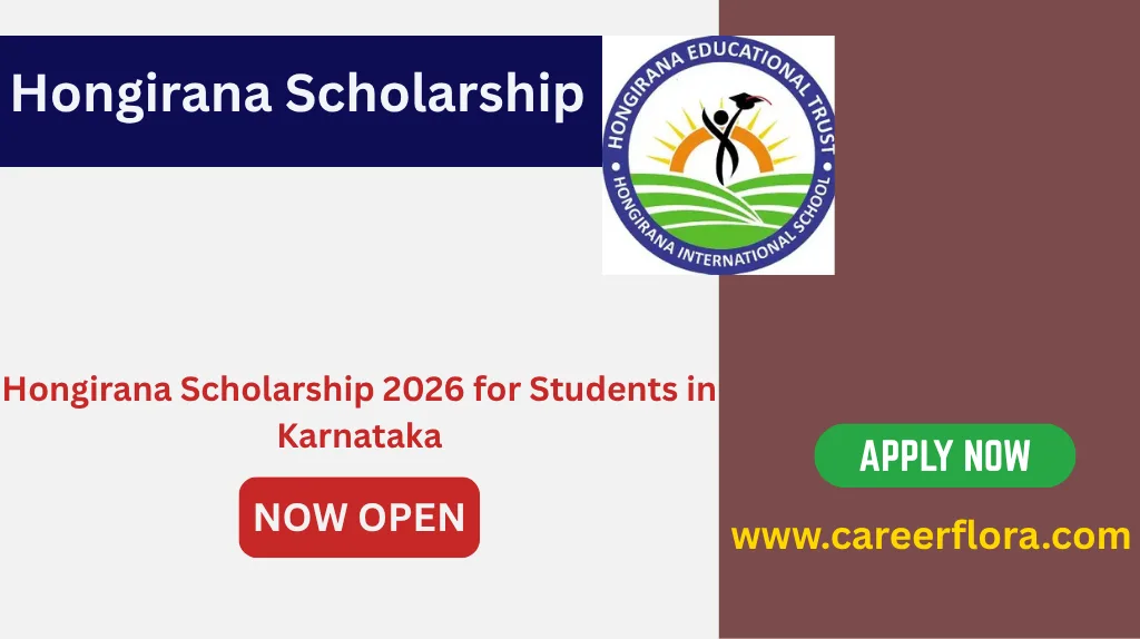Hongirana Scholarship 2026 for Students in Karnataka
