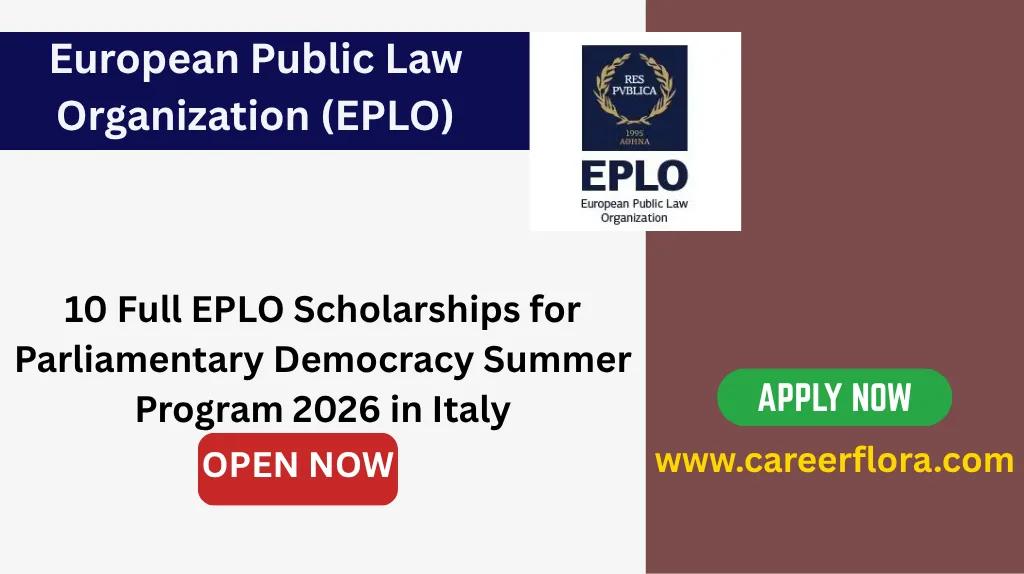 10 Full EPLO Scholarships for Parliamentary Democracy Summer Program 2026 in Italy