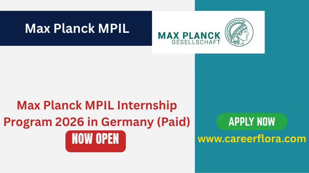 Max Planck MPIL Internship Program 2026 in Germany (Paid)