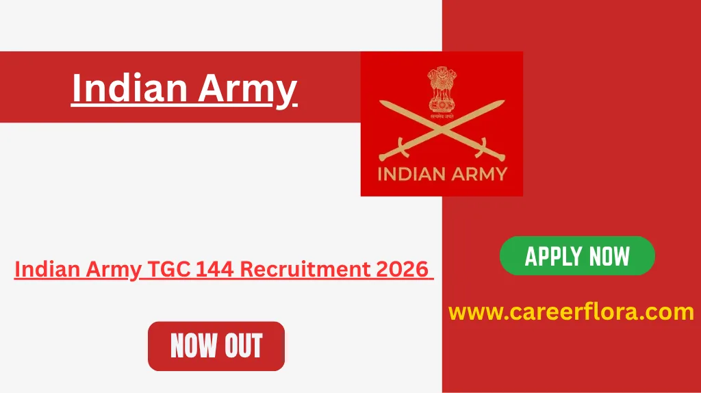 Indian Army TGC 144 Recruitment 2026 – Apply Online for Technical Graduate Course