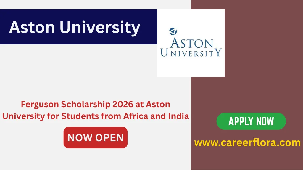 Ferguson Scholarship 2026 at Aston University for Students from Africa and India
