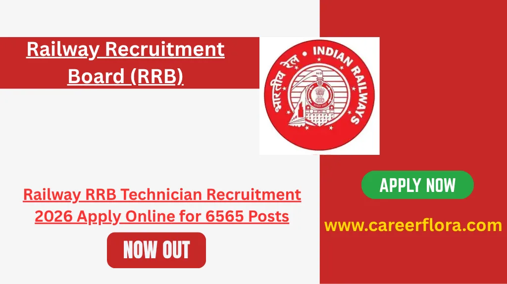 Railway RRB Technician Recruitment 2026 Apply Online for 6565 Posts