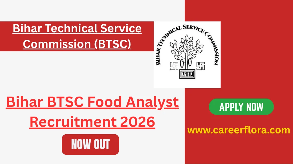 Bihar BTSC Food Analyst Recruitment 2026