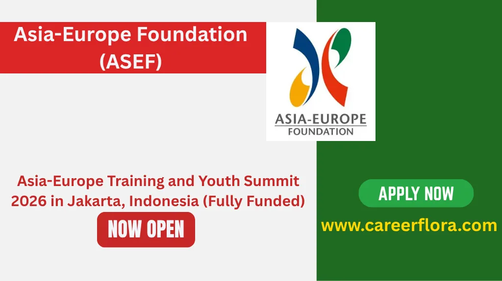 Asia-Europe Training and Youth Summit 2026 in Jakarta, Indonesia (Fully Funded)