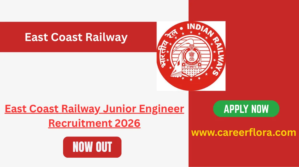 East Coast Railway Junior Engineer Recruitment 2026 | Apply Offline for JE (OP) Post