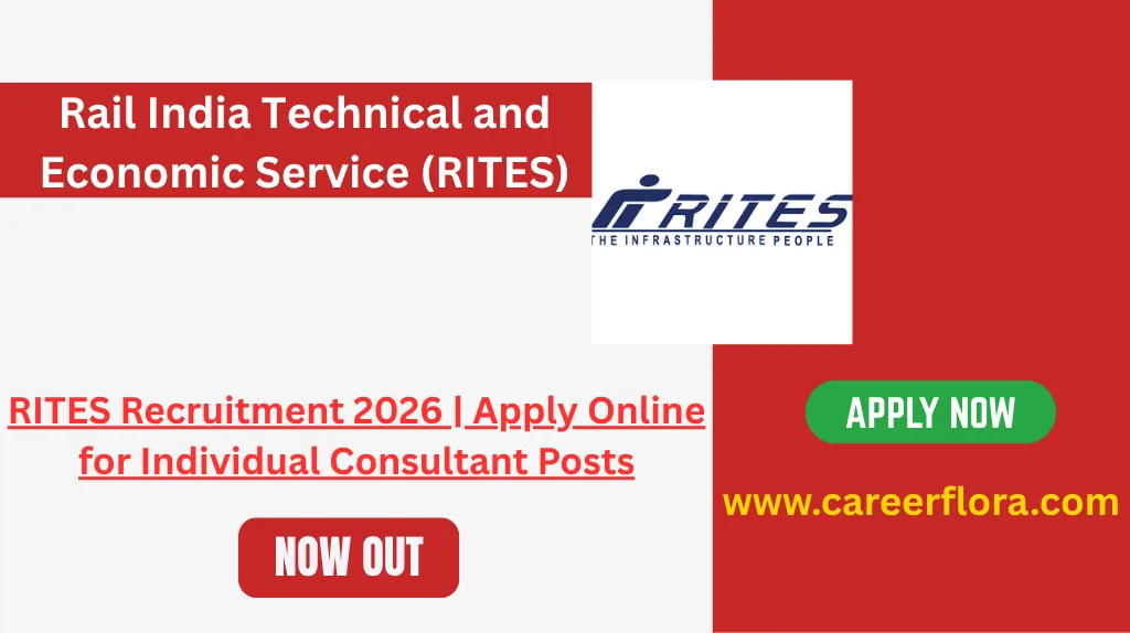 RITES Recruitment 2026 | Apply Online for Individual Consultant Posts