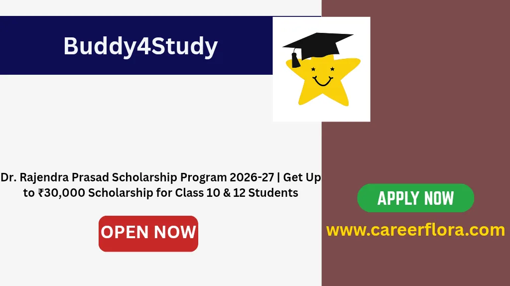 Dr. Rajendra Prasad Scholarship Program 2026-27 | Get Up to ₹30,000 Scholarship for Class 10 & 12 Students