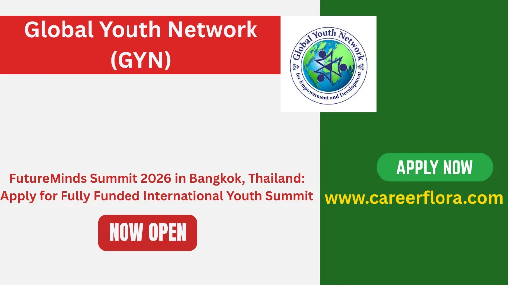 FutureMinds Summit 2026 in Bangkok, Thailand: Apply for Fully Funded International Youth Summit