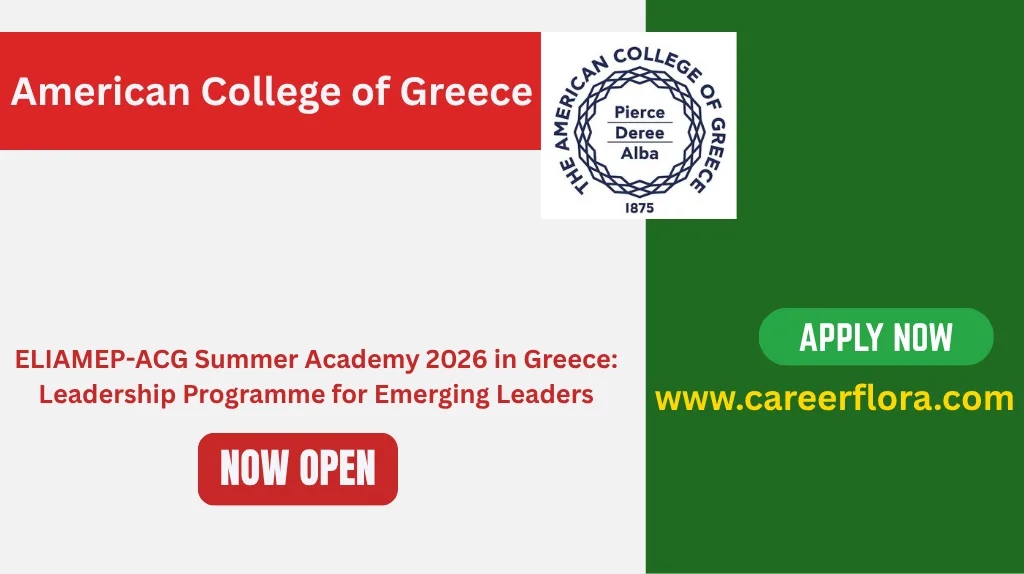 ELIAMEP-ACG Summer Academy 2026 in Greece: Leadership Programme for Emerging Leaders