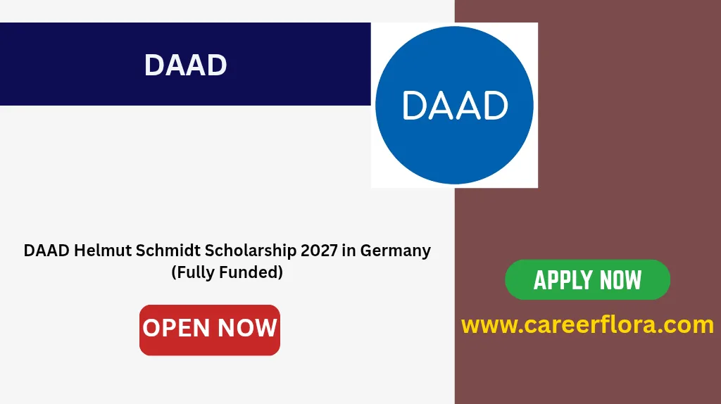 DAAD Helmut Schmidt Scholarship 2027 in Germany (Fully Funded)