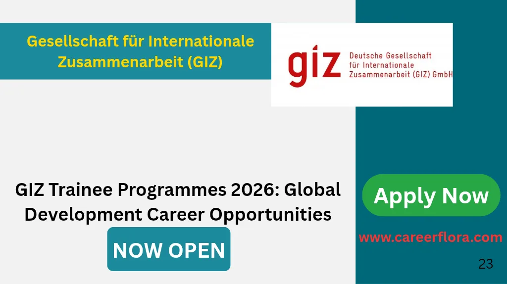 GIZ Trainee Programmes 2026: Global Development Career Opportunities