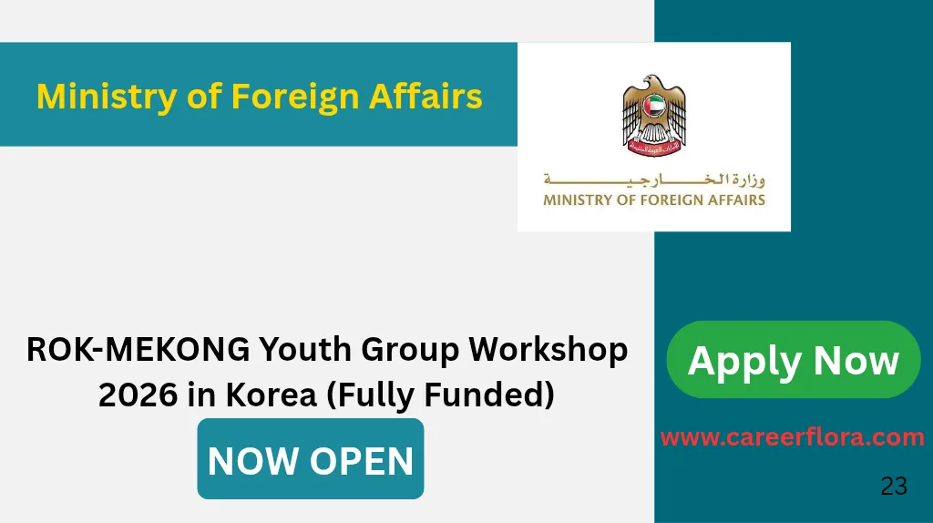 ROK-MEKONG Youth Group Workshop 2026 in Korea (Fully Funded)