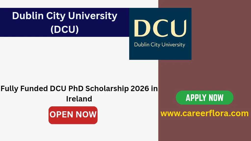 Fully Funded DCU PhD Scholarship 2026 in Ireland
