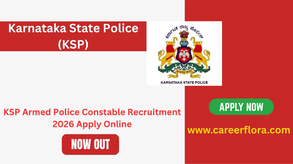 KSP Armed Police Constable Recruitment 2026 Apply Online